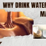 why drink water after a massage